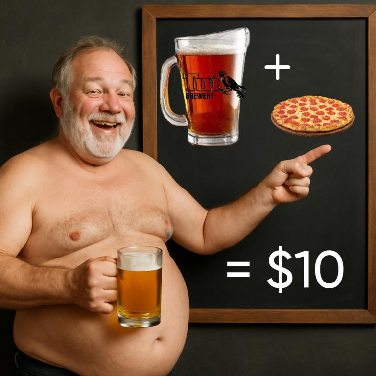 jug and pizza deal
