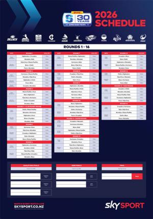 Super Rugby Fixture Poster thumbnail 16.02